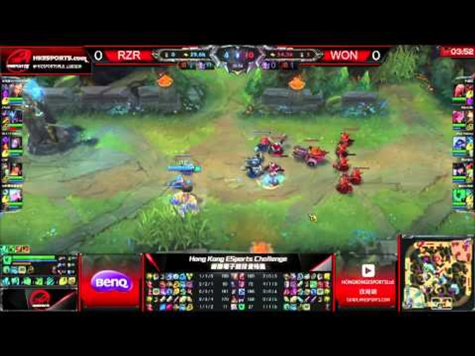 Hong Kong ESports Challenge Summer 香港電子競技夏季資格賽 第一雙週冠軍賽 - RZR VS 不小心就贏了 - Game 1 (國語)