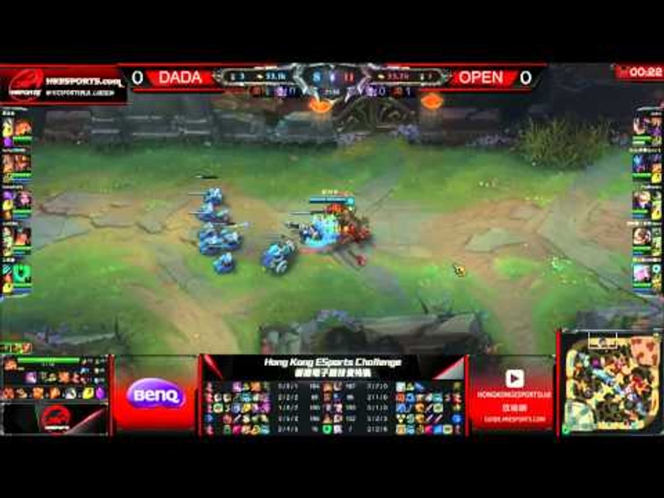 Hong Kong ESports Challenge Summer 香港電子競技夏季資格賽 第一雙週季軍賽 - DaDa VS 別吵架了趕快Open (粵語)