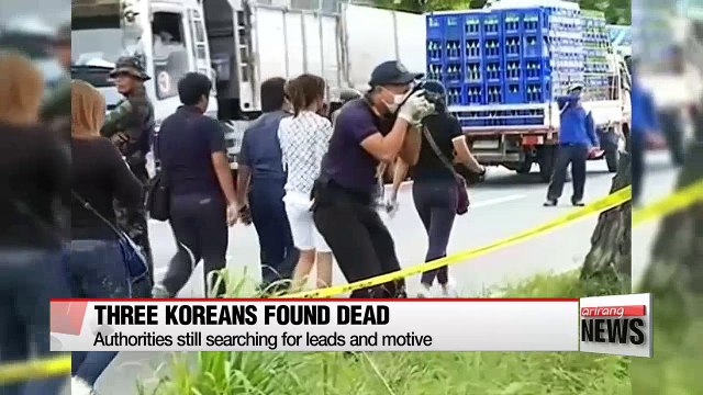 Three S. Koreans shot dead in Philippines