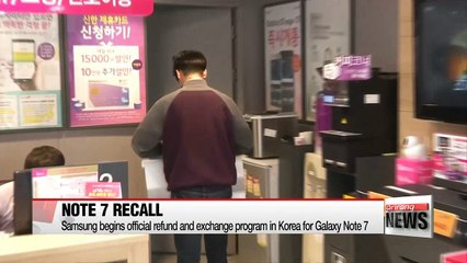 Official recall of Note 7 begins as Samsung braces for losses