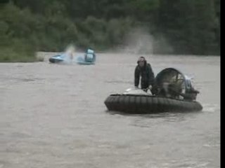 Hovercrafts up the rapids