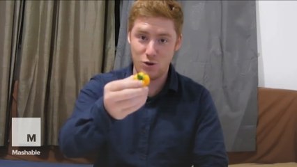 Guy eats 4 of the hottest chili peppers in the world and films reaction