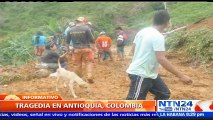 Al menos siete personas muertas por alud de tierra en municipio en el noroccidente de Colombia