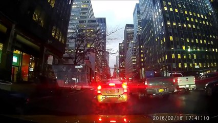 Looks Like This Driver Has No Time To Wait For Cyclist