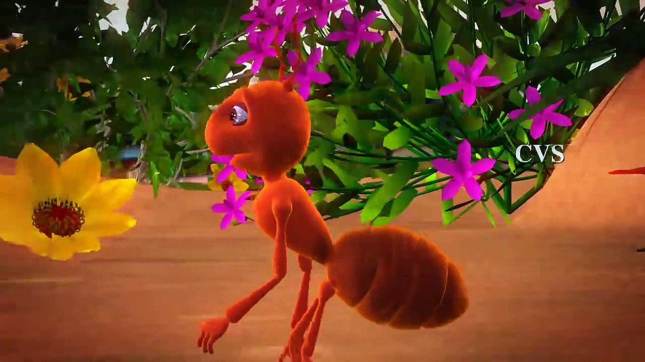 Cheema Entho Chinnadi - Ants 3d Animation Telugu Rhymes for Children with lyrics