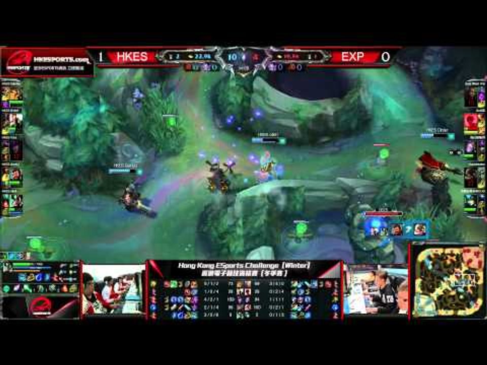Hong Kong ESports Challenge 香港電子競技資格賽 Winter Playoffs Quarter Finals 8強  - EXP vs HKESports - Game 2