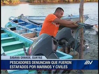Marino involucrado en estafa a pescadores