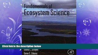 Choose Book Fundamentals of Ecosystem Science