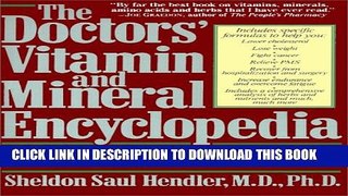 Collection Book The Doctor s Vitamin and Mineral Encyclopedia
