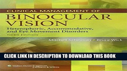 [PDF] Clinical Management of Binocular Vision: Heterophoric, Accommodative, and Eye Movement