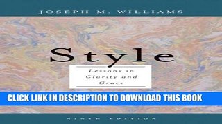 [PDF] Style: Lessons in Clarity and Grace (9th Edition) Full Online