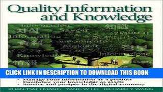 [PDF] Quality Information and Knowledge Management Popular Colection