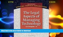 GET PDF  Legal Aspects of Managing Technology (West Legal Studies in Business Academic) FULL ONLINE