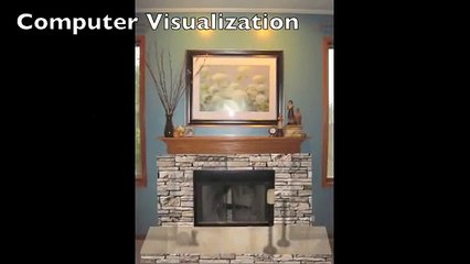 Stone Fireplace  Home Design Ideas