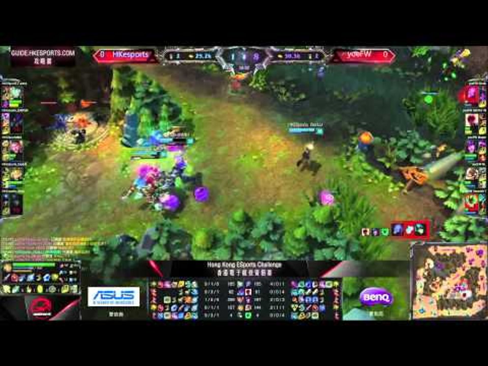 Hong Kong ESports Challenge 香港電子競技資格賽 第一雙週冠軍賽 HKesports vs yoeFW - BO3 League of Legends - 1st Match