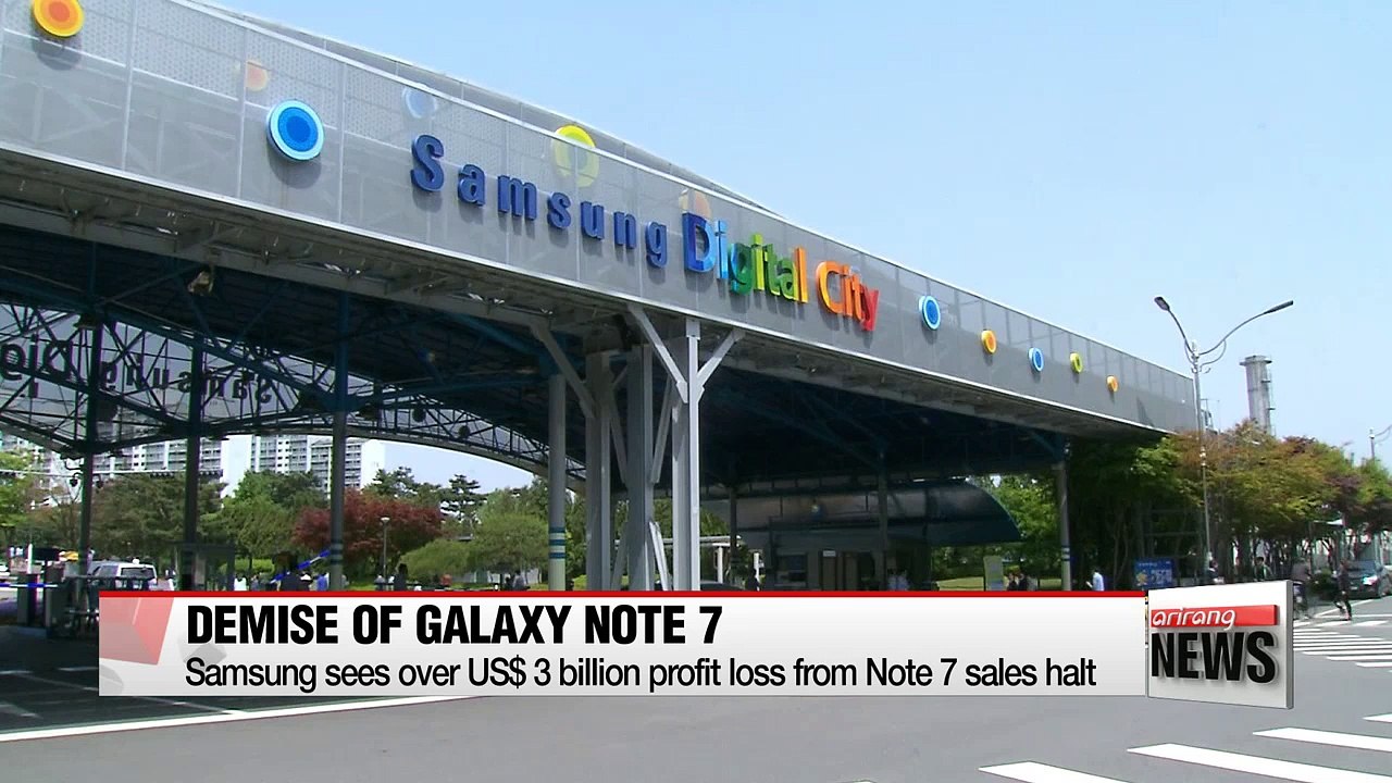 Samsung sees over US$3 billion profit loss from Note 7 sales halt