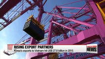 Korea's exports to U.S., Vietnam on upward trend