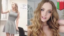 This sexy blonde math teacher has got half the world begging to go back to school