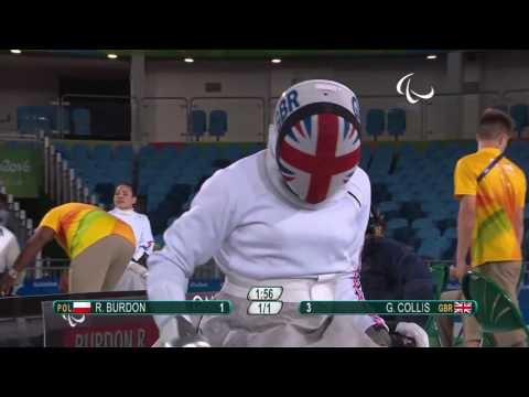 Wheelchair Fencing| BURDON v COLLIS| Women’s Individual Epee A | Rio 2016 Paralympic Games