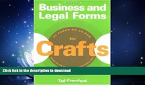 FAVORITE BOOK  Business and Legal Forms for Crafts FULL ONLINE