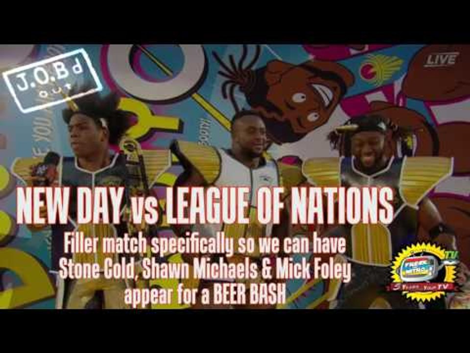 JOB'd Out - Shawn Michaels, Mick Foley & Stone Cold INVADE New Day vs League of Nations