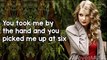 Taylor Swift - Today Was A Fairytale (Lyrics)