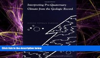 Popular Book Interpreting Pre-Quaternary Climate from the Geologic Record