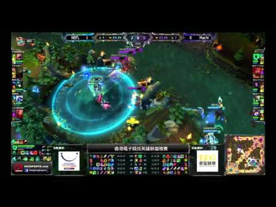 第二屆電子競技總決賽 英雄聯盟複賽 Machi17 vs NEFL Part 2