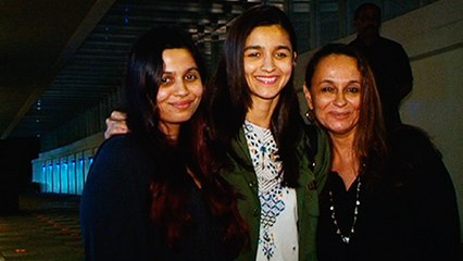 Alia Bhatt Enjoys Dinner With Mom Soni Razdan And Sister Shaheen