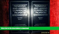READ THE NEW BOOK Managing and Leasing Commercial Properties: Practice, Strategies, and Forms READ
