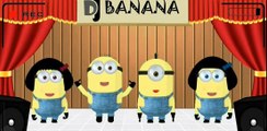 DJ Banana Song  Funny Cartoon Dance for Gangam style Song