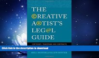 FAVORITE BOOK  The Creative Artist s Legal Guide: Copyright, Trademark and Contracts in Film and