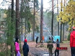 Tree falls on guys head!!!