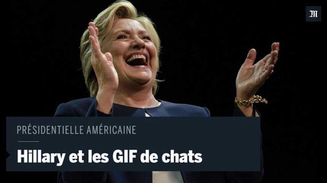 Clinton : Trump lui donne envie de « regarder des GIF de chats »