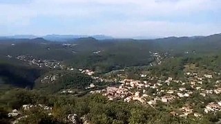 Panorama Cévennes - Saint Jean du Pin /  Depuis Saint Germain de Montaigu / Relais antennes Télévision (360m)