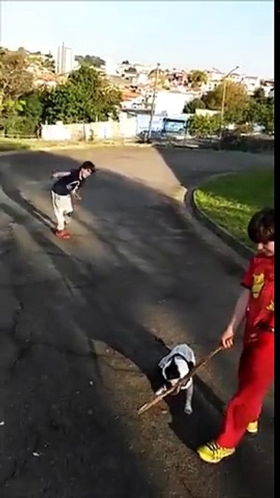 Va chercher.... Pire lancer jamais vu, bien dans la tronche