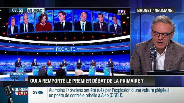 Brunet & Neumann : Qui est le vainqueur du premier débat de la primaire de la droite ? - 14/10