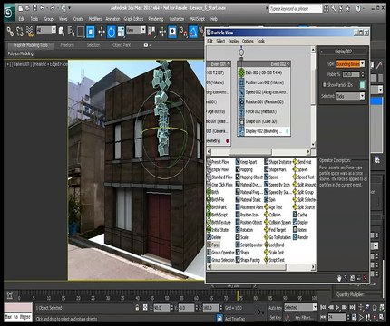 Creating fire using Particle Flow- Introduction to Particle Flow in 3ds Max 2017