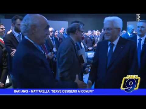 Bari | Anci, Mattarella: Serve ossigeno per i Comuni