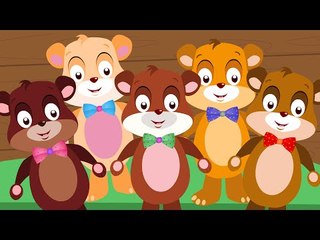 Five Little Teddy Bears