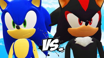 SONIC VS SHADOW - SONIC THE HEDGEHOG VS SHADOW (SONIC BOOM)