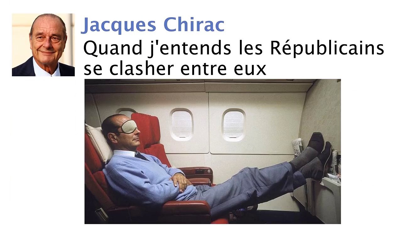 Chirac vient de sortir de l'hosto et il a décidé de se représenter aux présidentielles de 2017