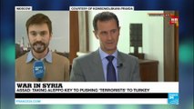 Syria: President Assad says Aleppo capture would be 