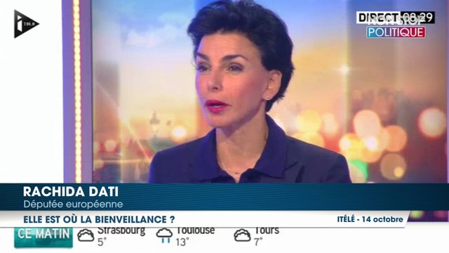 Primaire à droite : Rachida Dati moque l’hypocrisie de Jean-François Copé face à Nicolas Sarkozy