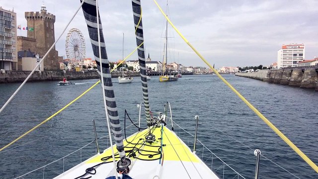 [Vendée Globe 2016] L'arrivée de Fabrice Amedeo aux Sables d'Olonne