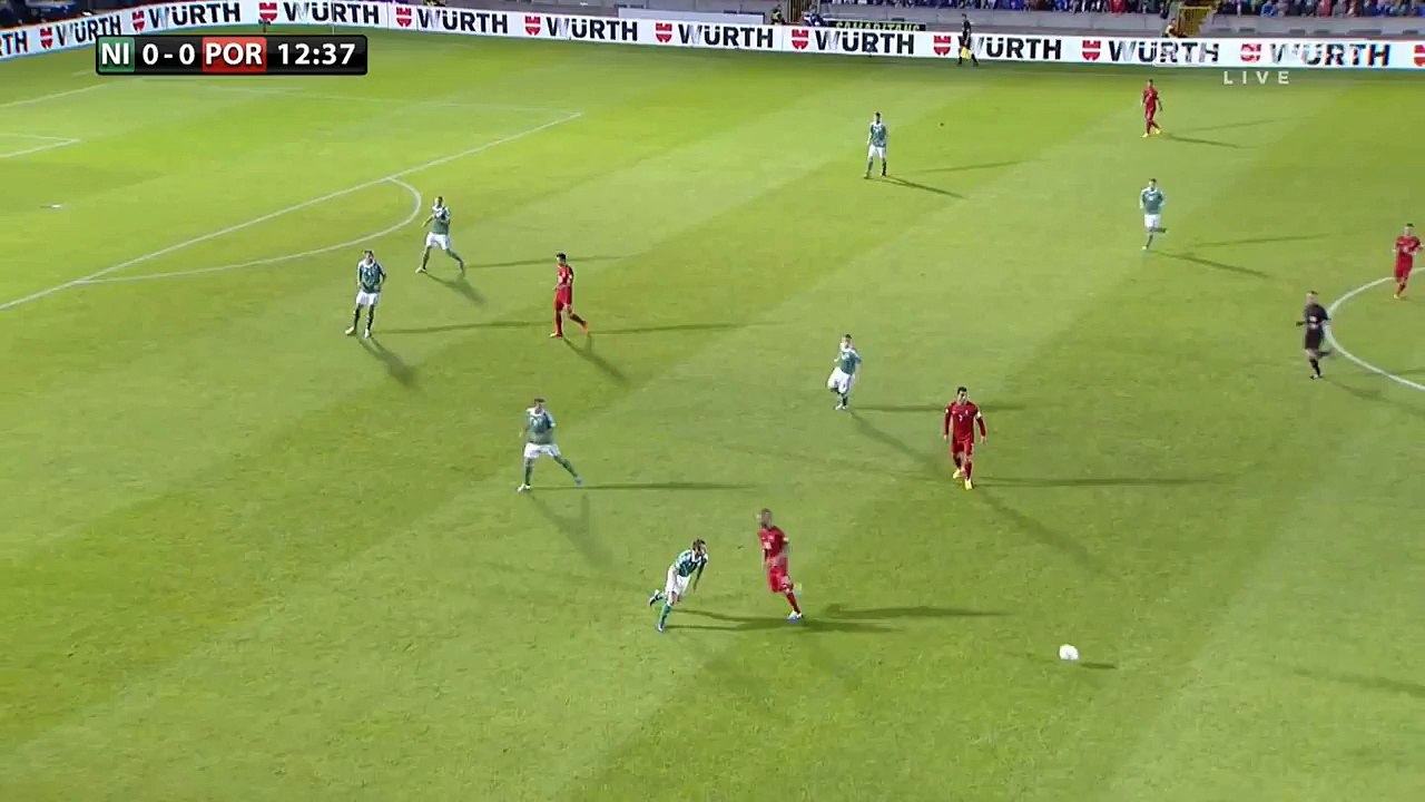 Cristiano Ronaldo's Brilliant Nutmeg And Backheel vs Northern Ireland