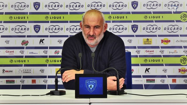 Bastia-Angers : Conf. d'avant-match de F. Ciccolini