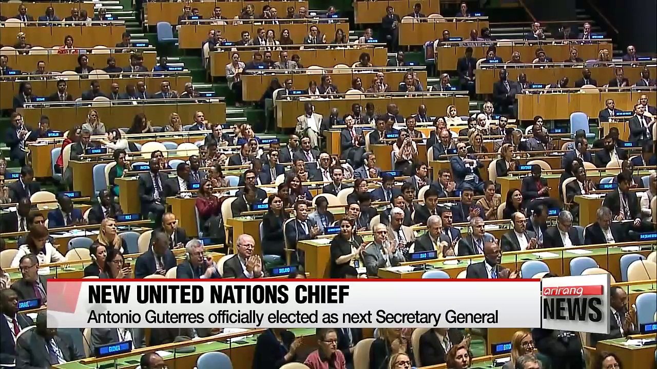 Antonio Guterres elected as new UN chief