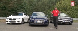 VÍDEO: Audi A5 contra BMW 430i y Mercedes C 300