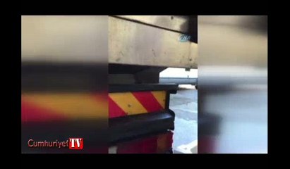 Antalya'daki patlama sırasındaki panik kamerada